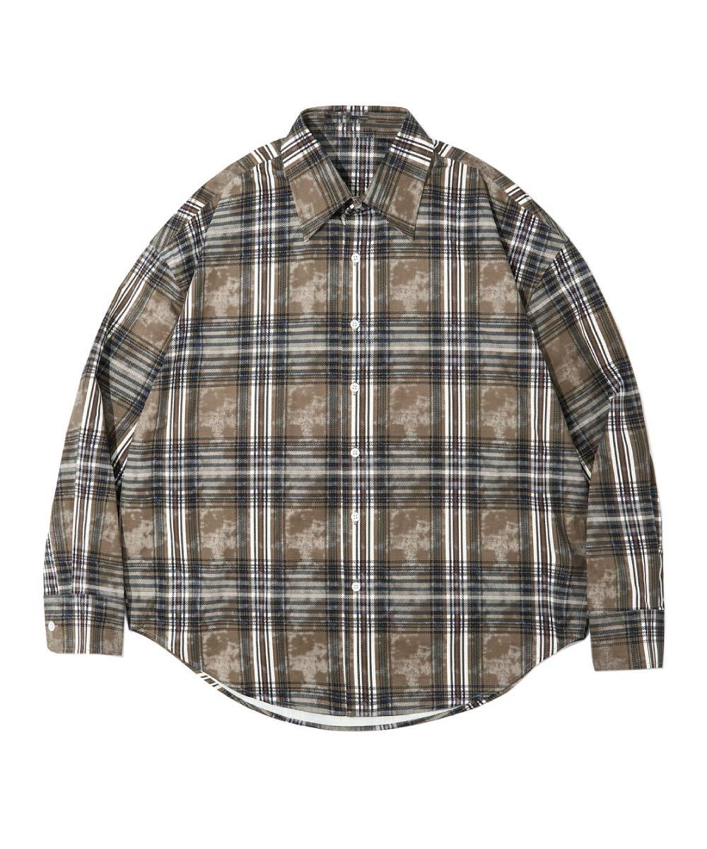 格紋印花襯衫 Printed Checkered Shirt