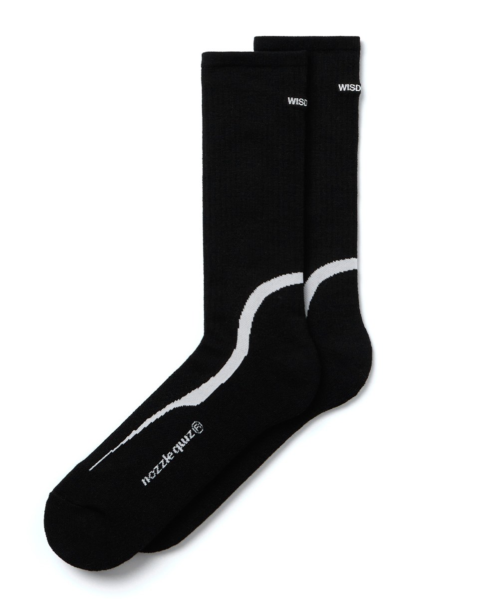 聯名長襪 WISDOM x nozzle quiz OVERCALF SOCKS