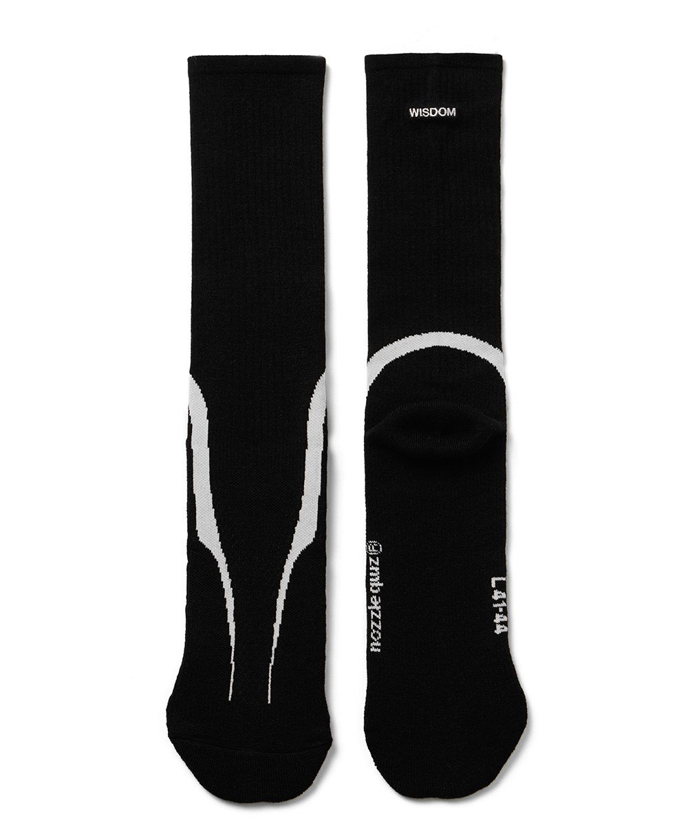 聯名長襪 WISDOM x nozzle quiz OVERCALF SOCKS