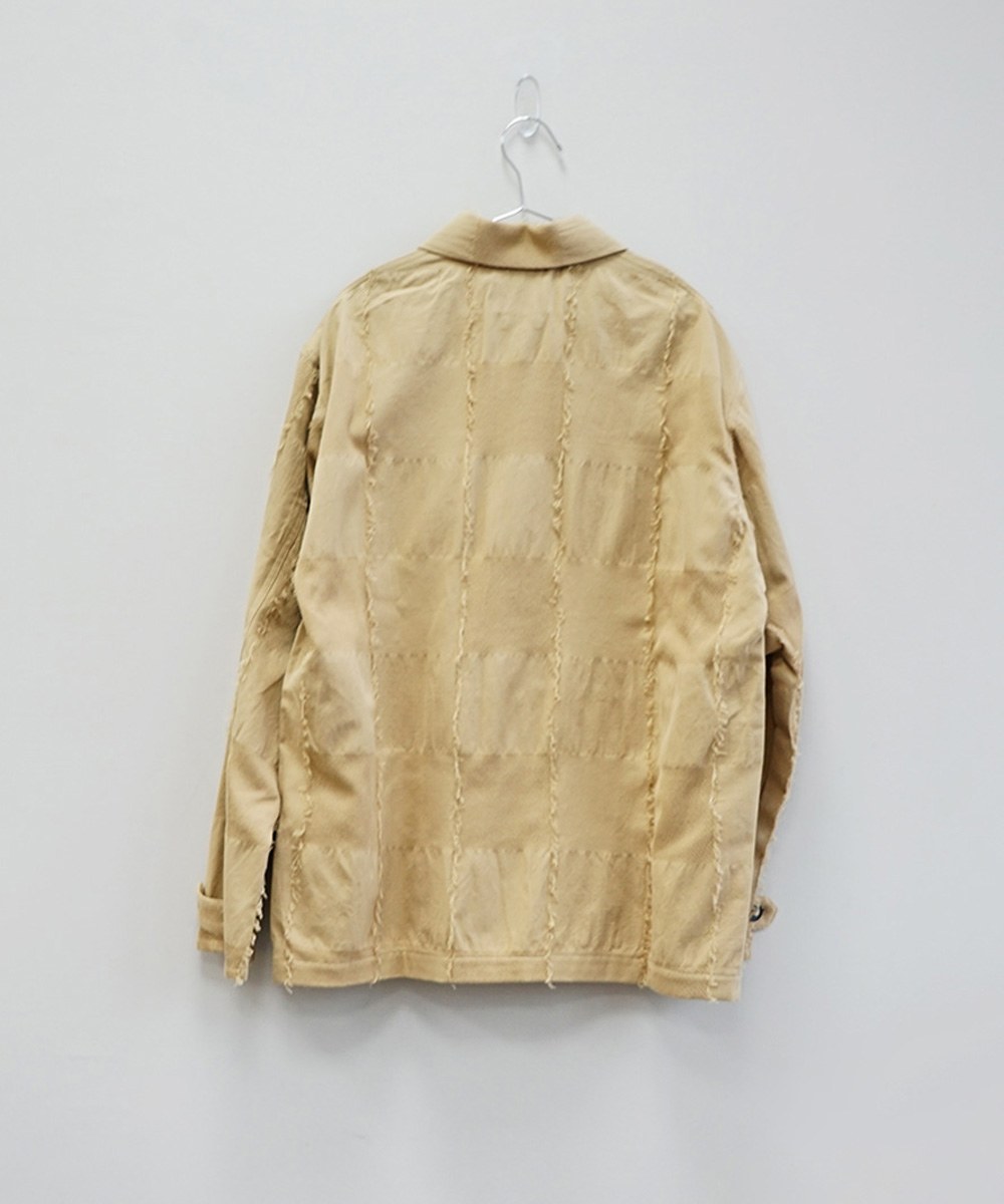 BLOCK-JACQUARD UTILITY JACKET