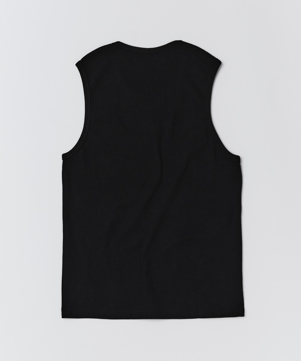 刺繡羅紋背心 Logo Ribbed Tank Top