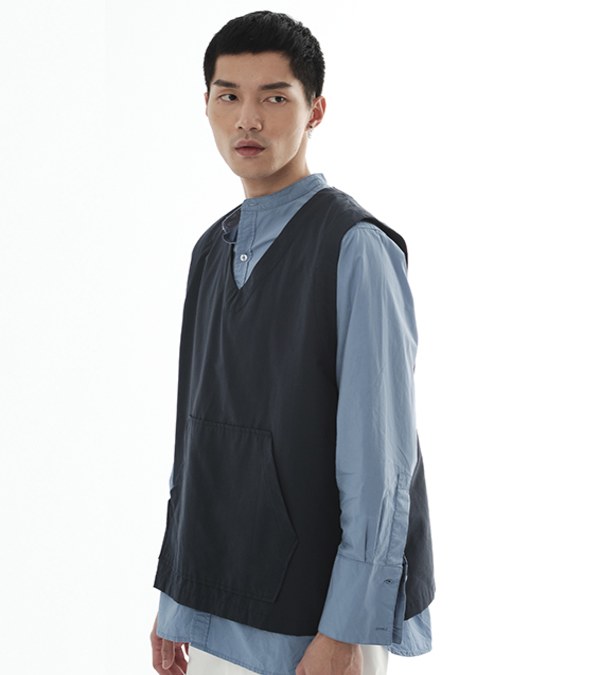 COP0163 高密棉混口袋套頭背心