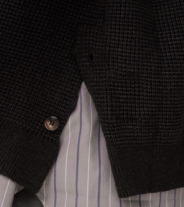 CRV0304 mouggan X plain-me風格立體織紋針織衫