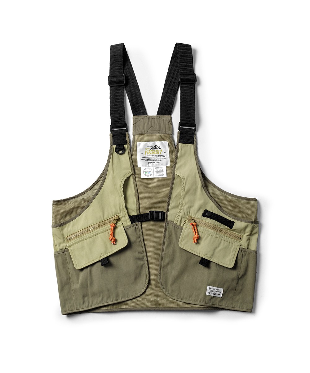  Pockets Tactical Vest 多口袋戰術背心 - KHAKI-F