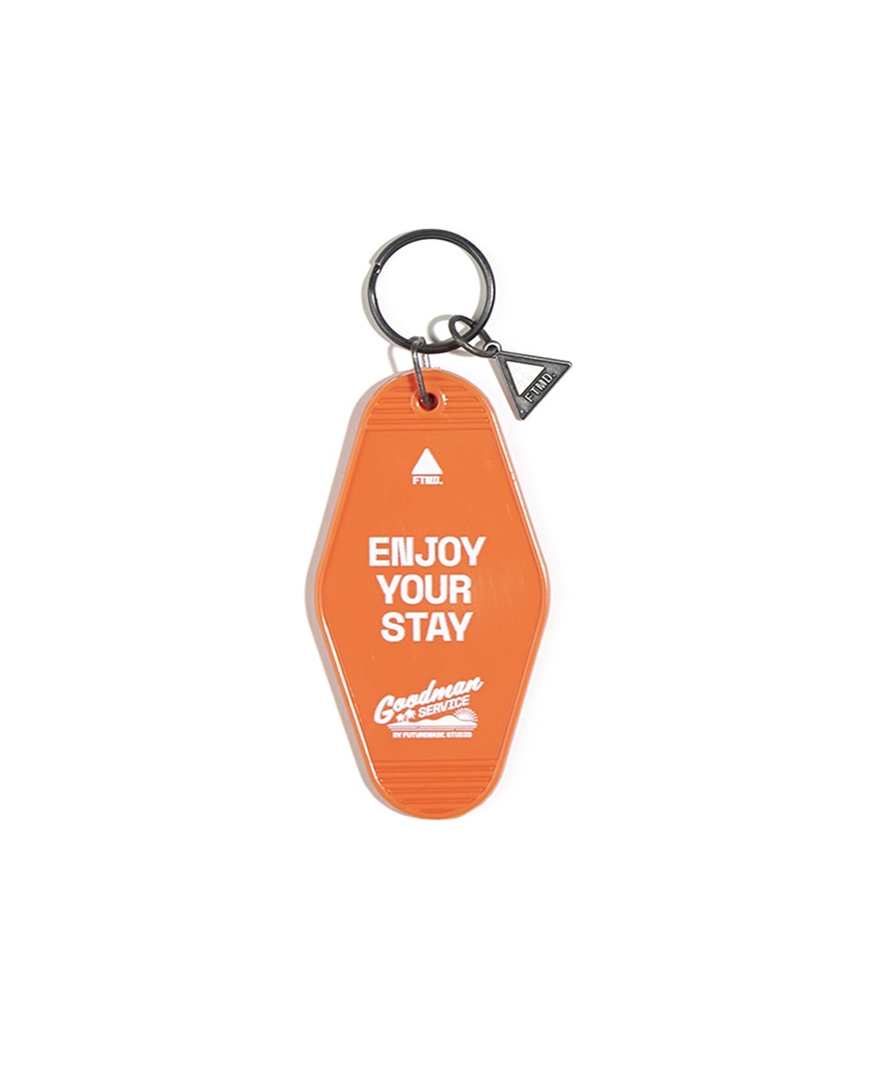  旅館鑰匙吊飾 FTMD. Hotel Key Tag - Orange-One Size