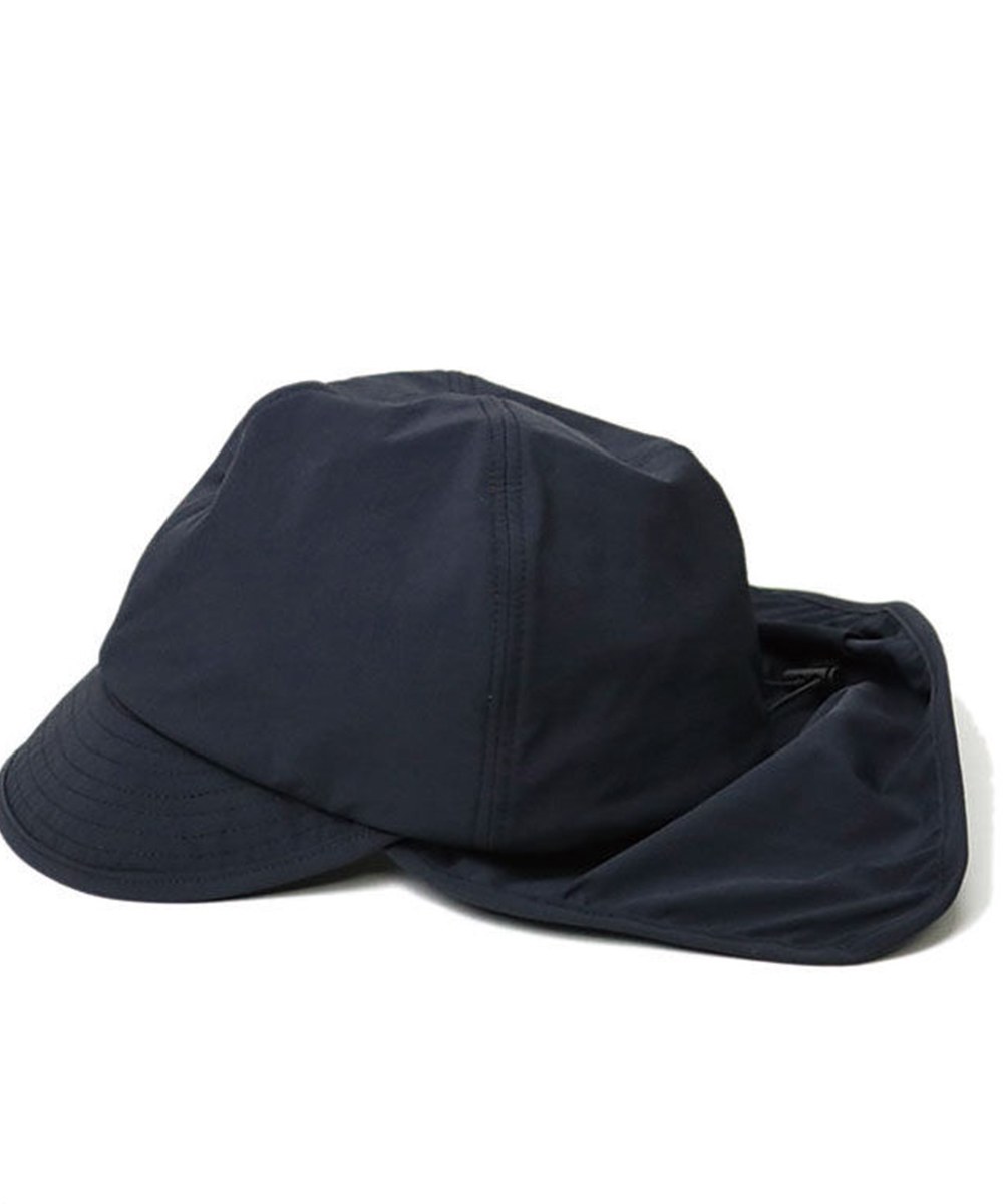  抗UV防潑水便帽 Windy Flap Cap - Black-F