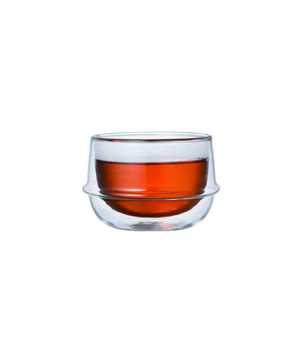  KRONOS雙層玻璃茶杯200ml - 透明-UN