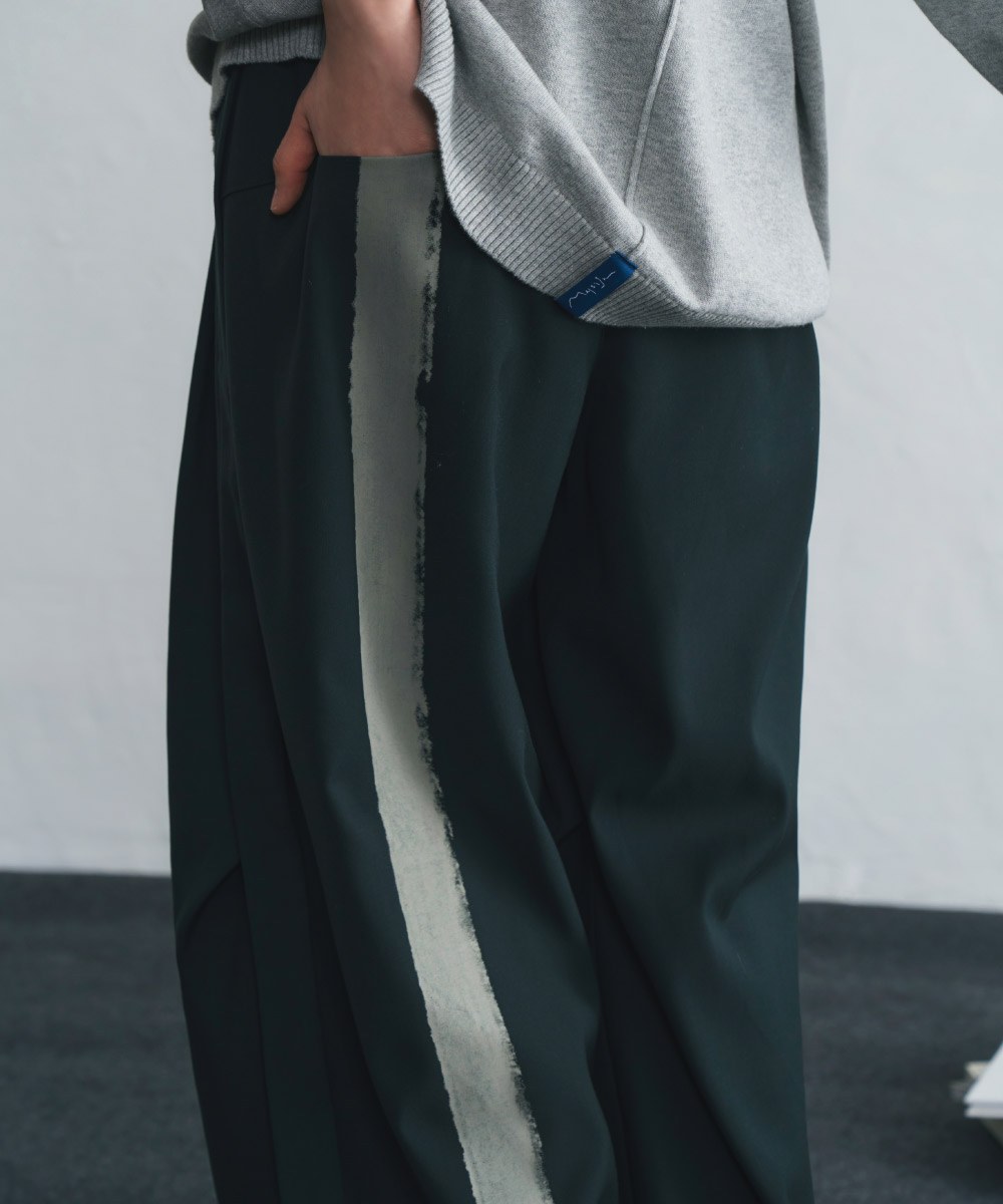 MELSIGN 休閒長褲 Paintbrush Color Trousers