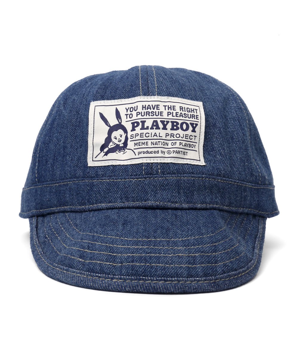 XAP聯名款-織標牛仔短簷帽