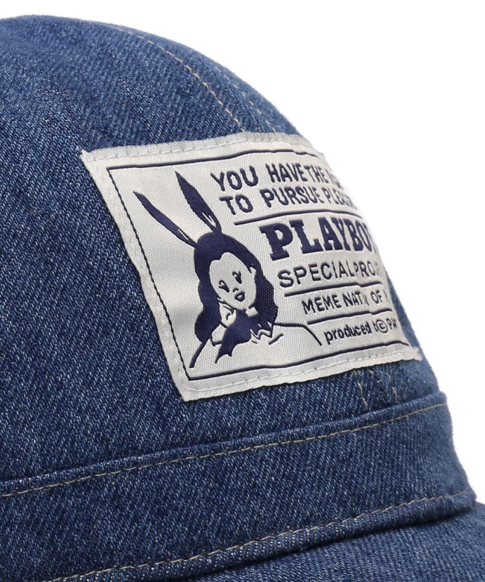 XAP聯名款-織標牛仔短簷帽