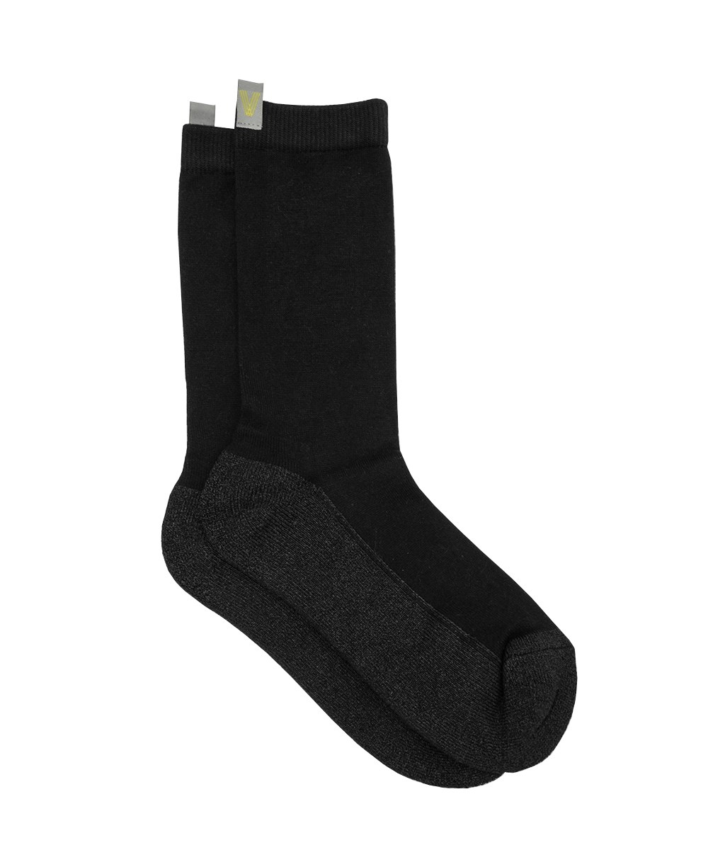  和紙襪 Papier Crew Sock - Black-S