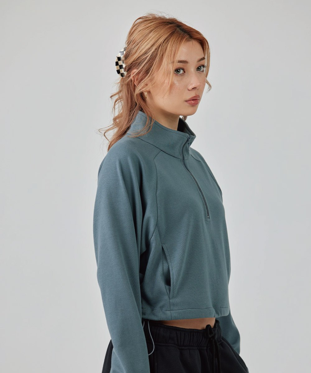 半拉鍊上衣 Half-Zip Sweatshirt