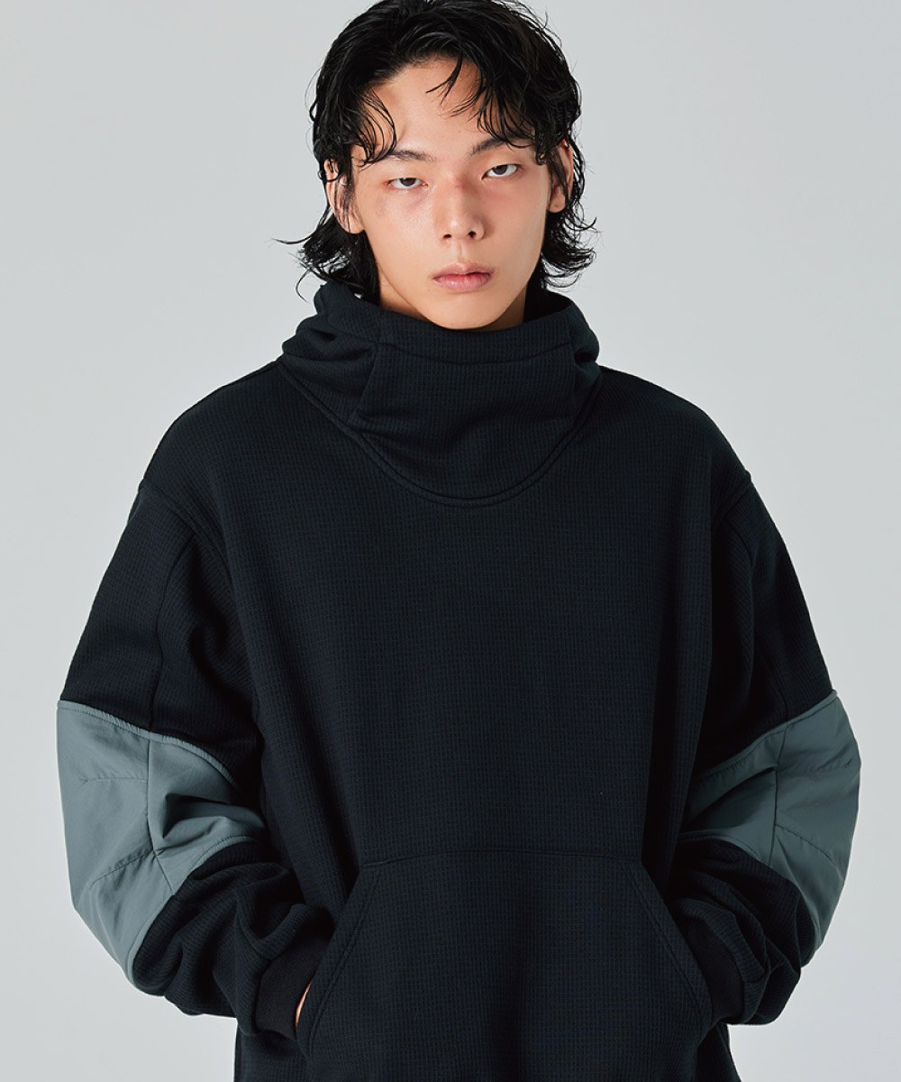 拼布連帽衫 Fleece Patchwork Hoodie