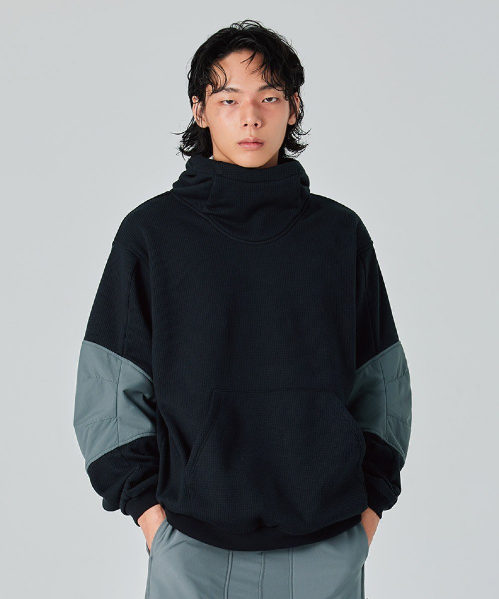 拼布連帽衫 Fleece Patchwork Hoodie