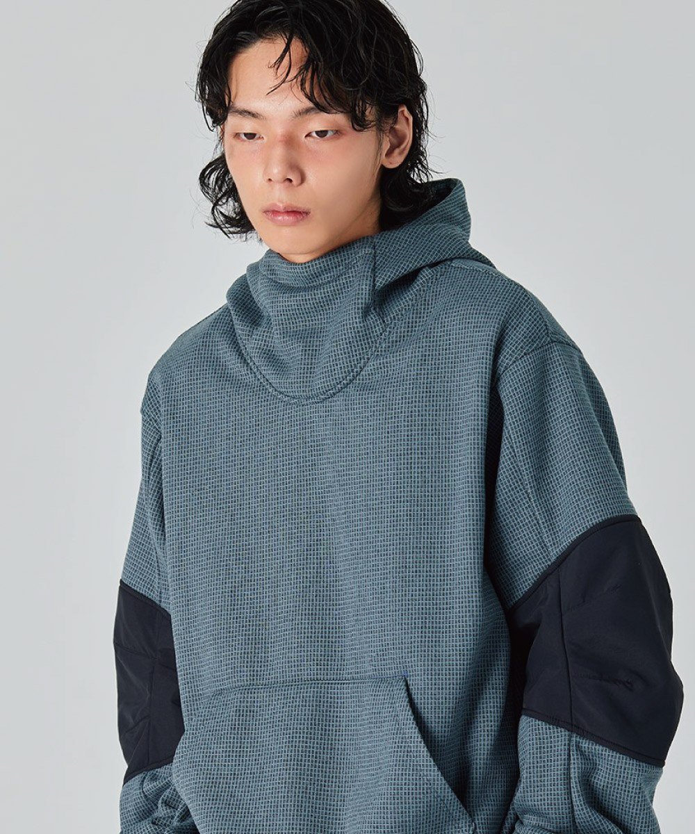 拼布連帽衫 Fleece Patchwork Hoodie