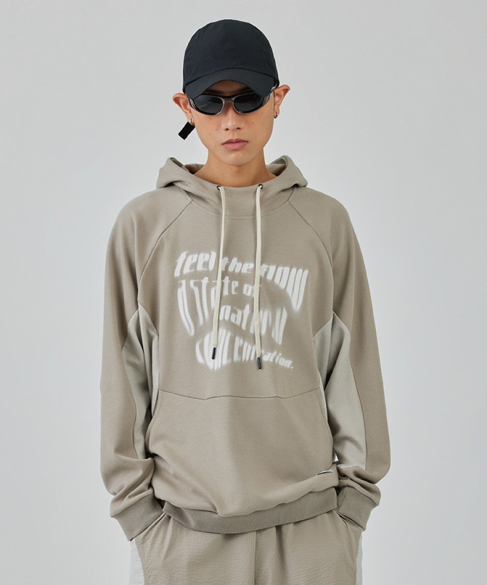 連帽上衣 Paneled Hoodie