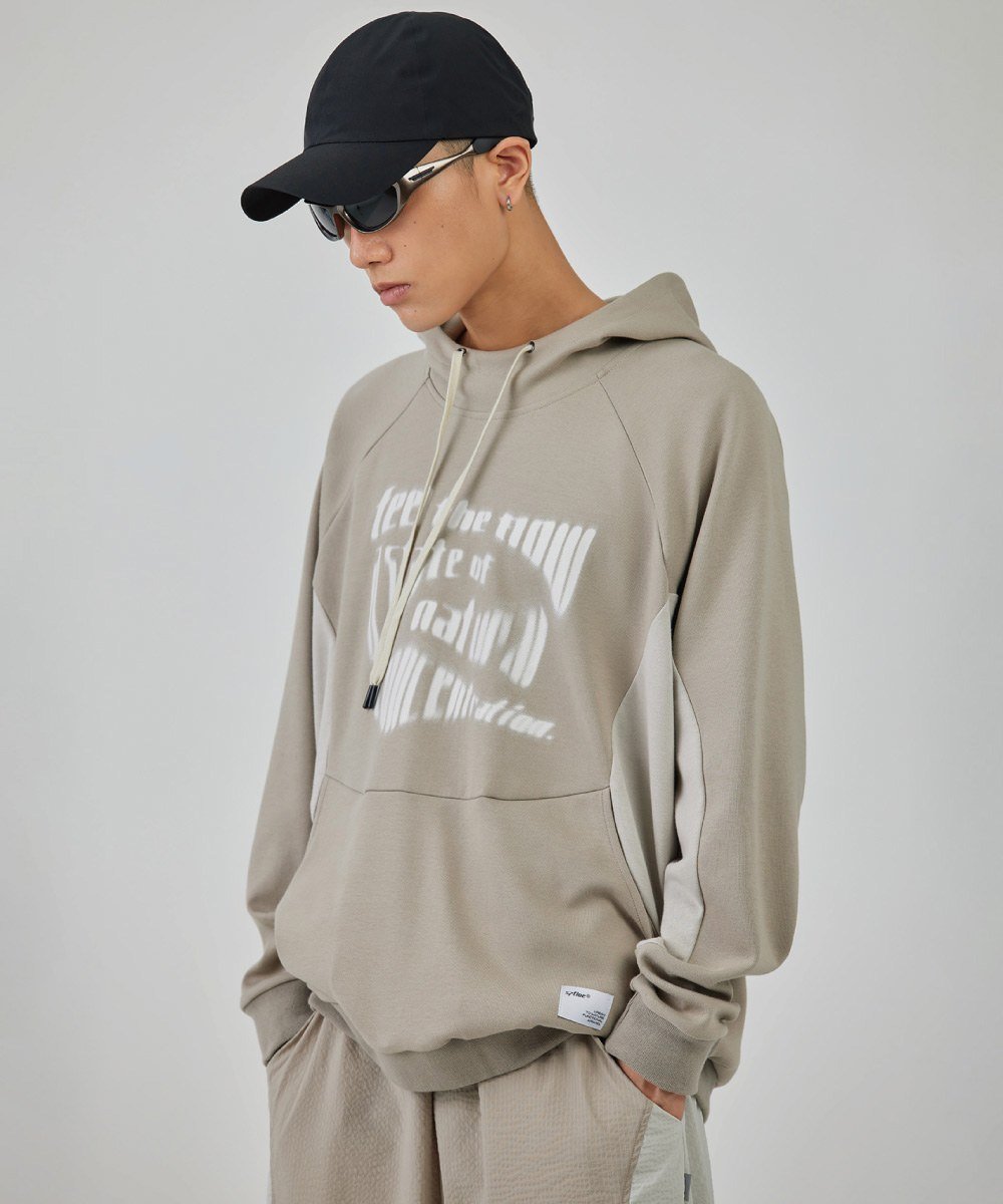 連帽上衣 Paneled Hoodie