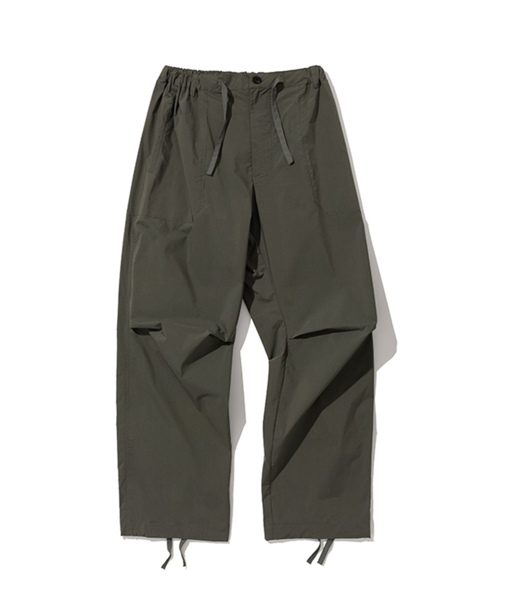  抽繩口袋軍褲 string fatigue pocket pants - grey-XL