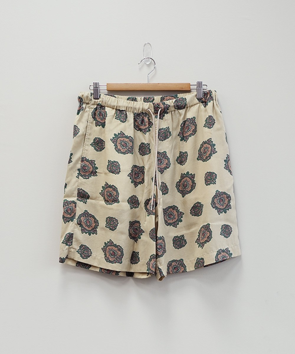 Emblem pattern easy shorts UW1083