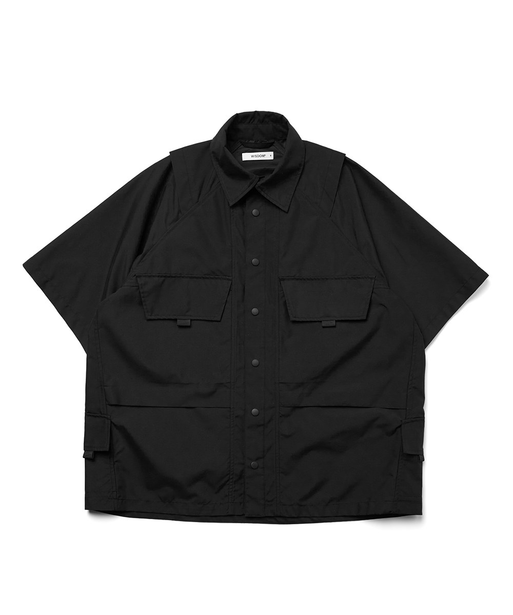  短袖襯衫 WSDM Multi-pockets S/S Shirts - Black-XL