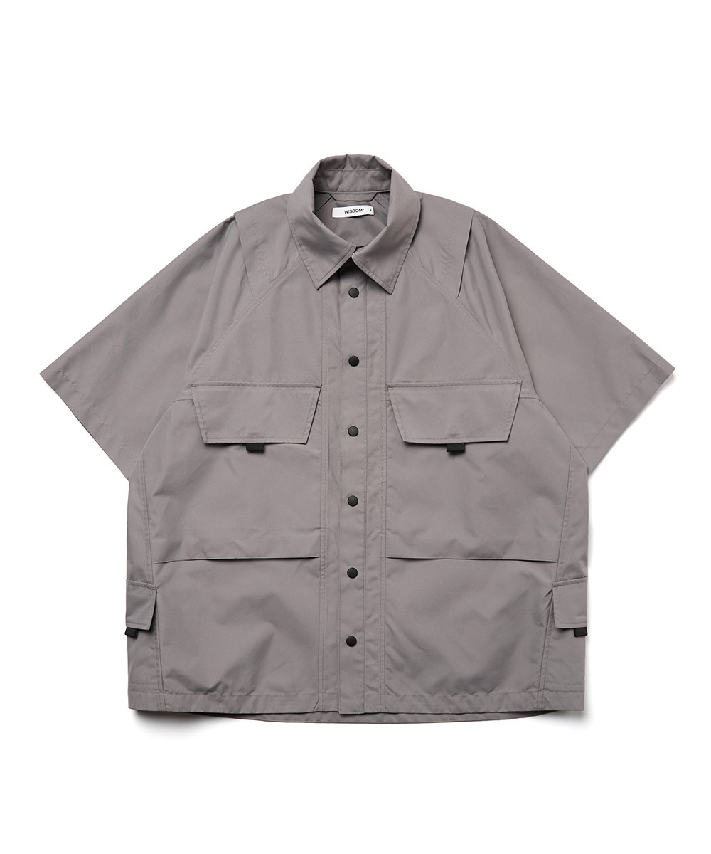  短袖襯衫 WSDM Multi-pockets S/S Shirts - Grey-XL