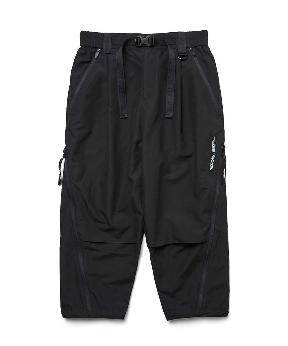  拼接寬褲 WSDM Splice Multi-Pockets Pants - Black-XL