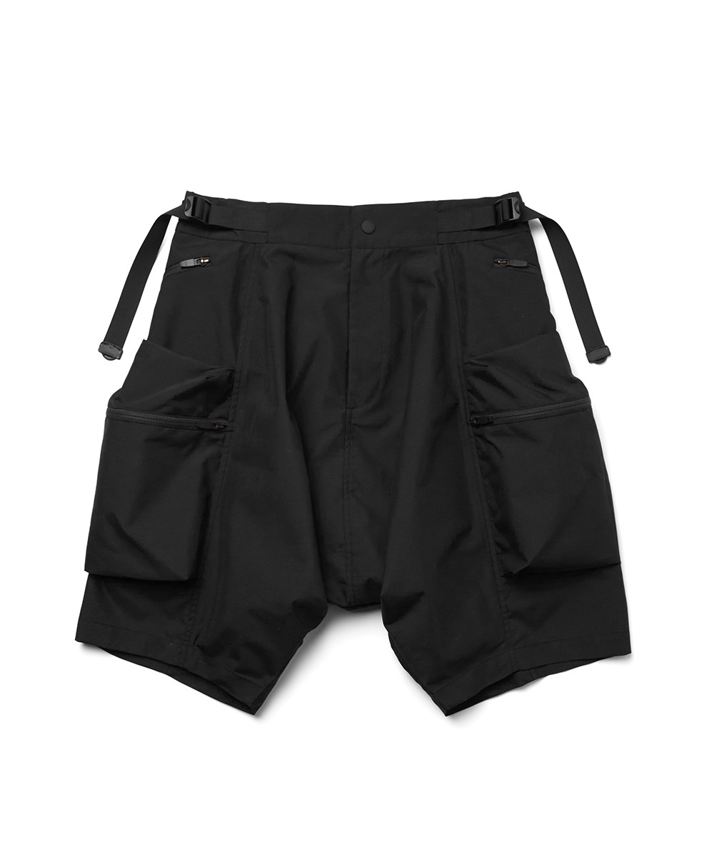  多口袋飛鼠褲 WSDM Multi-pockets Harem Shorts - Black-XL